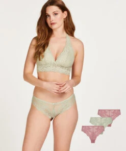 Lot De 3 Slips Brésiliens Bianca - Rose