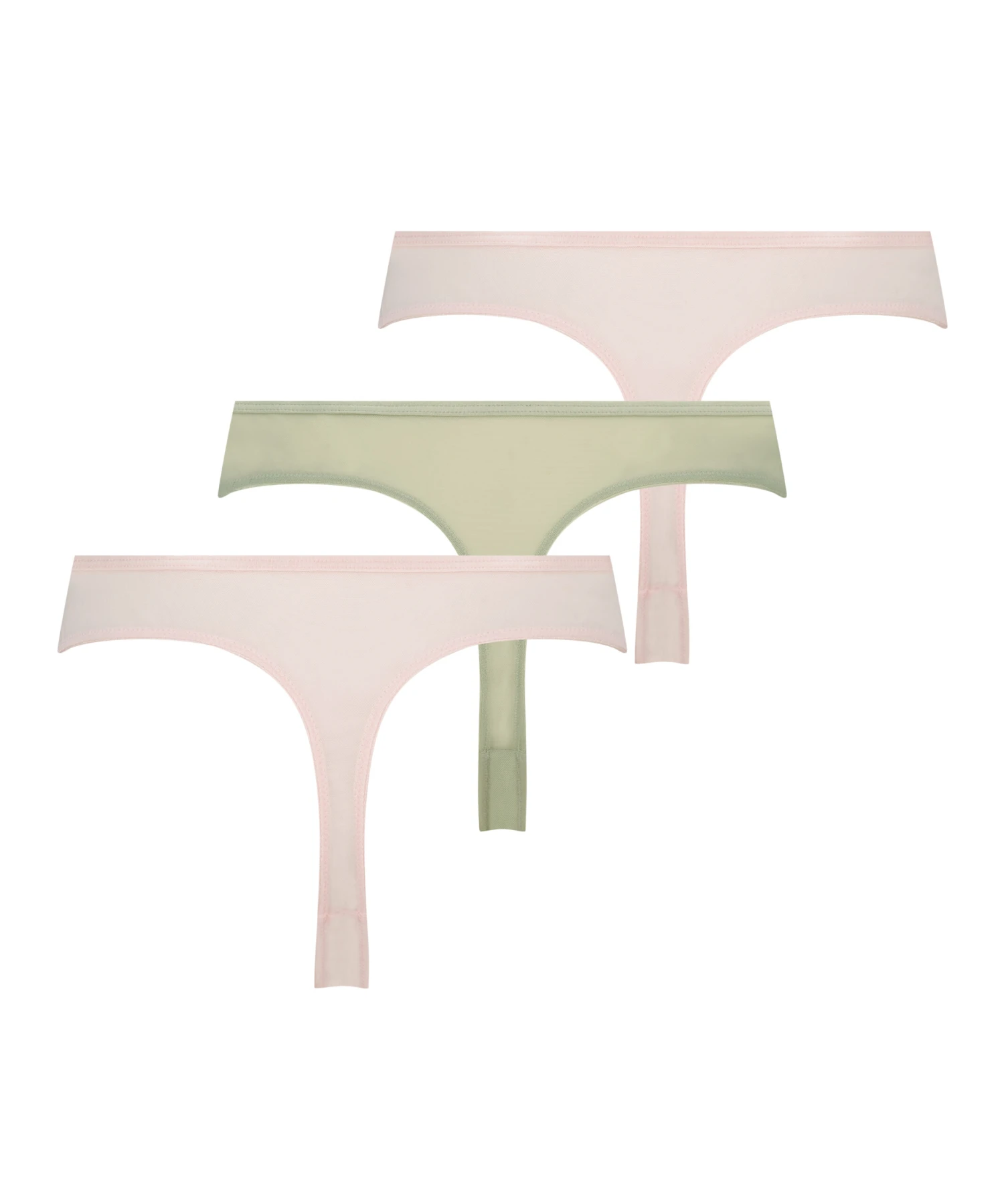 Lot De 3 Strings Yarika - Rose 5 Lot De 3 Strings Yarika - Rose – Image 5