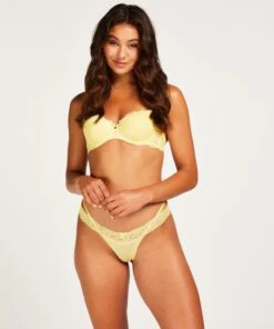 String En V Taille Très Basse Elliena - Jaune