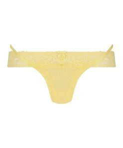 String En V Taille Très Basse Elliena - Jaune -Sous-vêtement Soldes 2024 202242 5