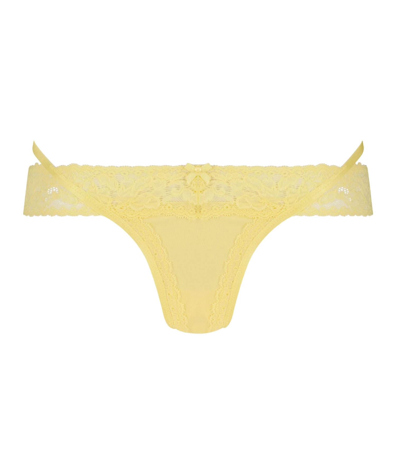 String En V Taille Très Basse Elliena - Jaune 4 String En V Taille Très Basse Elliena - Jaune – Image 4