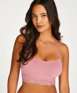 Brassière Sans Couture Marine - Rose