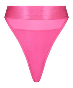 String Taille Haute Glossy - Rose -Sous-vêtement Soldes 2024 202290 5
