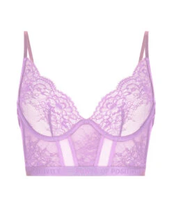 Soutien-gorge à Armatures Non-préformé Longline Honey - Violet -Sous-vêtement Soldes 2024 202298 5