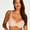 Soutien-gorge à Armatures Non-préformé En Maille - Beige