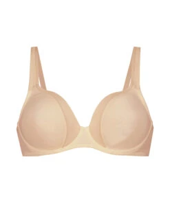 Soutien-gorge à Armatures Non-préformé En Maille - Beige -Sous-vêtement Soldes 2024 202311 5