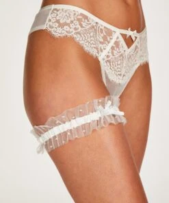 Jarretière Bridal - Blanc