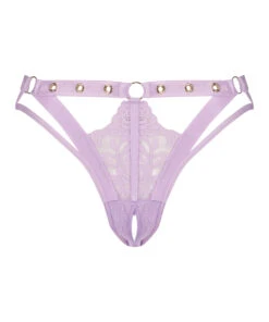 Slip Brésilien Ouvert Sadie - Violet -Sous-vêtement Soldes 2024 202531 5