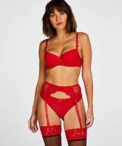 Porte-jarretelles - Rouge