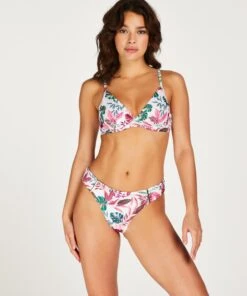 Bas De Bikini Slip Brésilien Cuba - Blanc