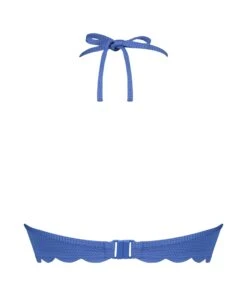 Haut De Bikini Préformé à Armatures Scallop - Bleu -Sous-vêtement Soldes 2024 203051 6