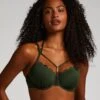 Haut De Bikini Préformé à Armatures Scallop - Vert
