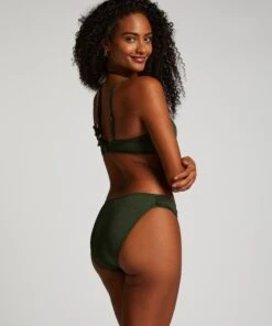 Haut De Bikini Préformé à Armatures Scallop - Vert -Sous-vêtement Soldes 2024 203053 4
