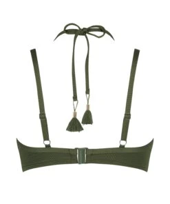 Haut De Bikini Préformé à Armatures Scallop - Vert -Sous-vêtement Soldes 2024 203053 6