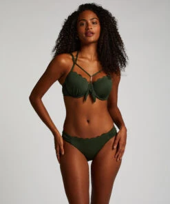 Bas De Bikini Scallop - Vert