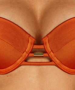 Haut De Bikini Préformé à Armatures Desert - Orange -Sous-vêtement Soldes 2024 203063 2