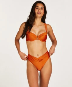 Haut De Bikini Préformé à Armatures Desert - Orange -Sous-vêtement Soldes 2024 203063 3