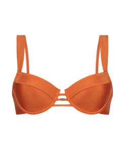 Haut De Bikini Préformé à Armatures Desert - Orange -Sous-vêtement Soldes 2024 203063 5