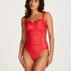 Maillot De Bain Sculptant Ocean - Rouge