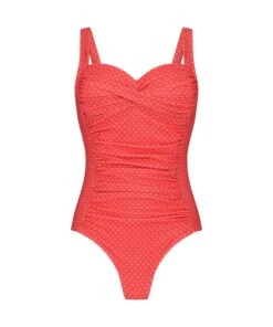 Maillot De Bain Sculptant Ocean - Rouge -Sous-vêtement Soldes 2024 203069 5