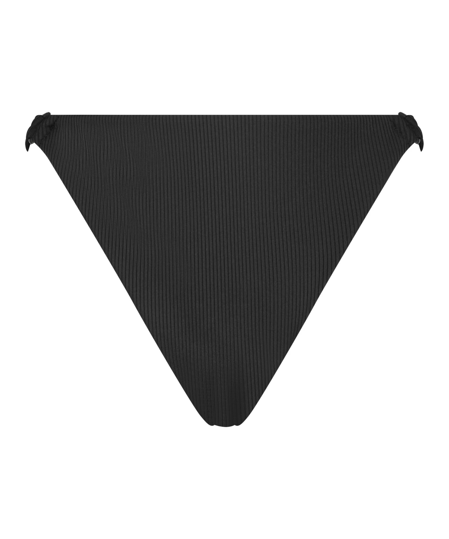 Bas De Bikini Coquin Taille Haute Nero Rib - Noir 4 Bas De Bikini Coquin Taille Haute Nero Rib - Noir – Image 4