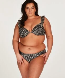 Bas De Bikini Zebra - Marron -Sous-vêtement Soldes 2024 203094 12