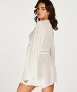 Short De Plage - Blanc -Sous-vêtement Soldes 2024 203346 4