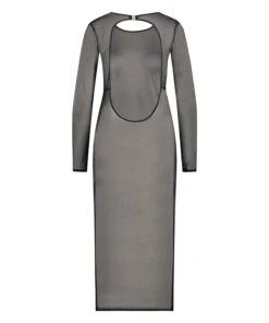 Robe Longue Extra-fine - Noir -Sous-vêtement Soldes 2024 203353 6