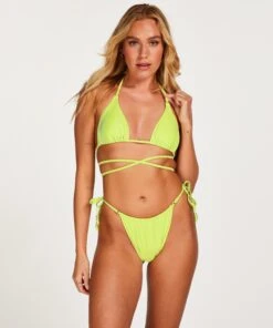 Haut De Bikini Triangle Wild - Vert -Sous-vêtement Soldes 2024 203381 3