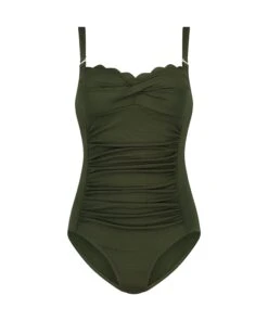 Maillot De Bain Scallop - Vert -Sous-vêtement Soldes 2024 203833 5