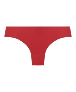 Slip Brésilien Résille Invisible - Rouge -Sous-vêtement Soldes 2024 203882 5